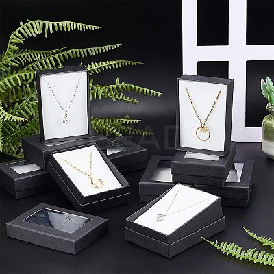 Rectangle Valentines Day Presents Packages Cardboard Jewelry Set Boxes LS-CBOX-NB0001-04-1