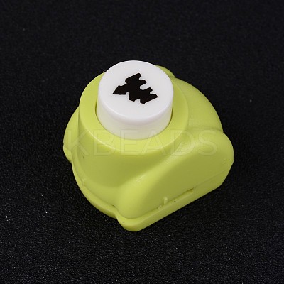 Random Single Color or Random Mixed Color Mini Plastic Craft Paper Punch Sets for Scrapbooking & Paper Crafts LS-AJEW-L051-17-1