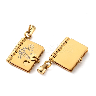 304 Stainless Steel Pendants SA-CBA694E-01G-07-1