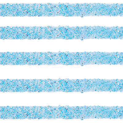 Self Adhesive Resin Rhinestone & Plastic Tape DIY-WH20081-008B-1
