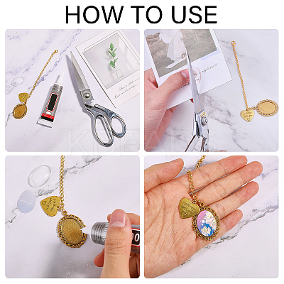 DIY Oval Alloy Bachelor's Hat Pendant Decoration Making Kits HJEW-GL00019-1