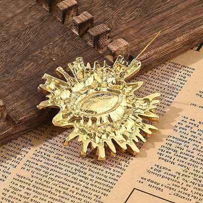 Evil Eye Alloy Rhinestone Brooches for Backpack Clothes JEWB-A030-01G-1