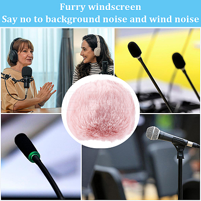 Polyester Wool Mic Covers DIY-WH20007-277A-02-1
