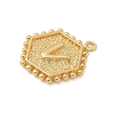 Brass Pendants KK-B126-01G-V-1
