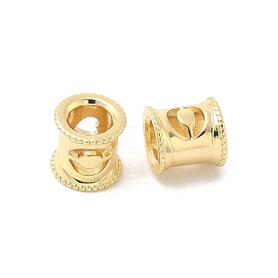 Brass European Beads KK-B166-01G-0-1