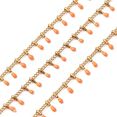 304 Stainless Steel Curb Chains STAS-R100-09A-03-1
