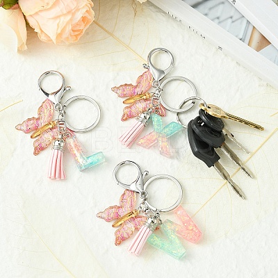 Transparent Epoxy Resin Keychains KEYC-YW00002-1