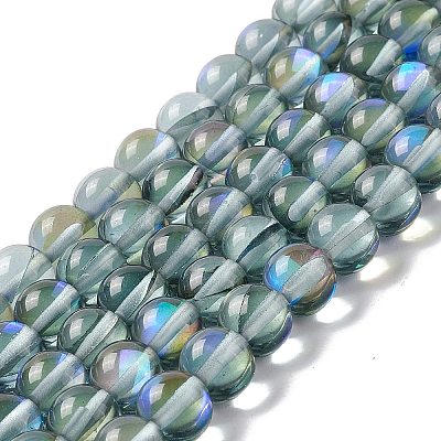 Synthetic Moonstone Beads Strands G-E573-02B-29-1