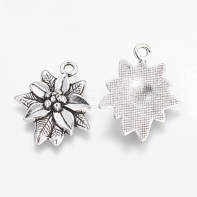 Tibetan Style Alloy Pendants LS-TIBEP-GC120-AS-RS-1