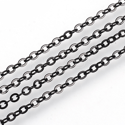 Electrophoresis Brass Cable Chains Necklaces X-MAK-R019-01-1