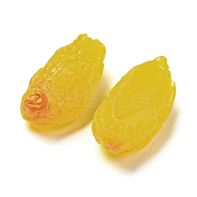 Fruit Opaque Resin Decoden Cabochons RESI-H156-01-08-1