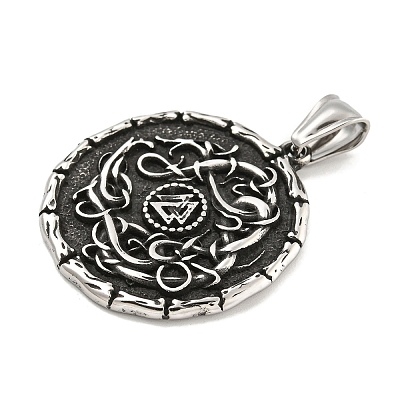 316 Surgical Stainless Steel Pendants STAS-E212-80AS-1