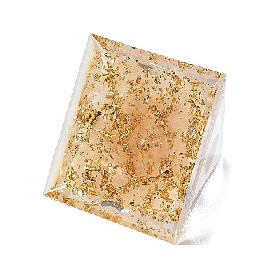 Orgonite Pyramid Resin Energy Generators DJEW-D013-01G-1