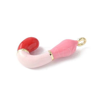 Brass Enamel Pendants KK-E093-03G-J-01-1