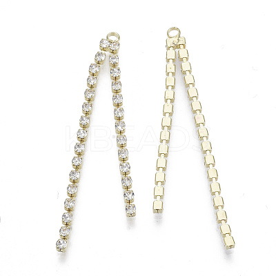 Brass Cup Chains Tassel Big Pendants PALLOY-S177-72LG-1