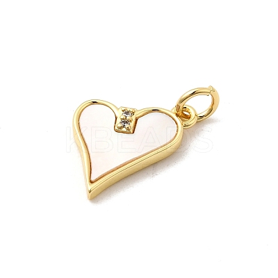 Brass Micro Pave Cubic Zirconia Pendants KK-K302-20A-G-1