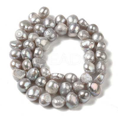 Natural Cultured Freshwater Pearl Beads Strands PEAR-E017-40-1