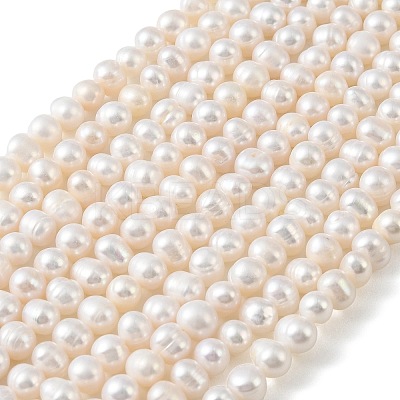Natural Cultured Freshwater Pearl Beads Strands PEAR-L034-16C-1