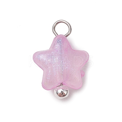 Luminous Acrylic Charms PALLOY-JF03320-02-1