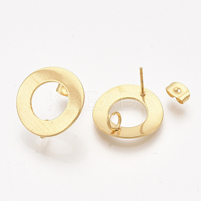 304 Stainless Steel Stud Earring Findings STAS-S079-50-1