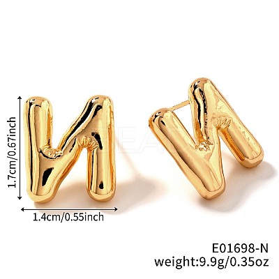 Brass Stud Earrings UV9543-14-1