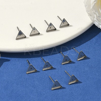 Tarnish Resistant 304 Stainless Steel Stud Earring Settings X-STAS-Q170-11-1