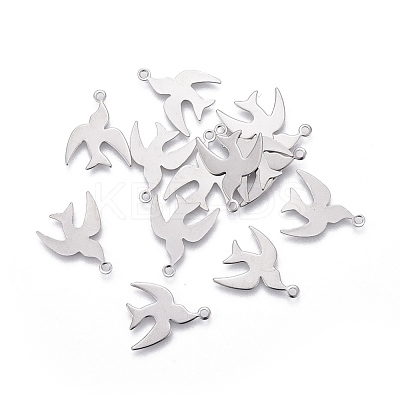 Tarnish Resistant 304 Stainless Steel Charms X-STAS-P236-14P-1