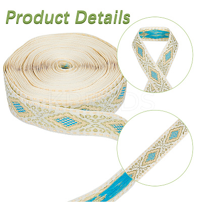 10Yards Embroidery Polyester Ribbons OCOR-GF0004-85C-1