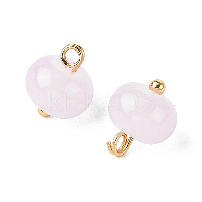 Alloy Glass Pendants GLAA-P080-03G-05-1