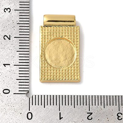 Rack Plating Religion Brass Pave Shell Rectangle Pendants KK-K345-14G-02-1