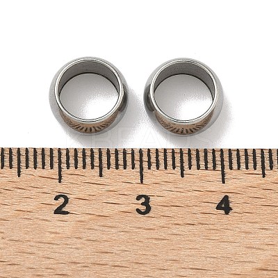 Tarnish Resistant 304 Stainless Steel Beads STAS-E036-17-1