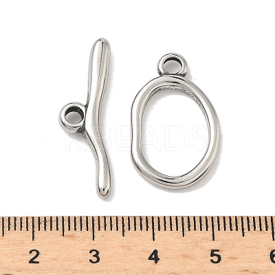 316 Surgical Stainless Steel Toggle Clasps STAS-L307-05P-1