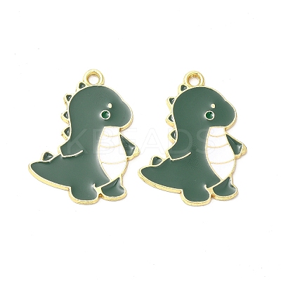 Alloy Enamel Pendants ENAM-F144-09G-1