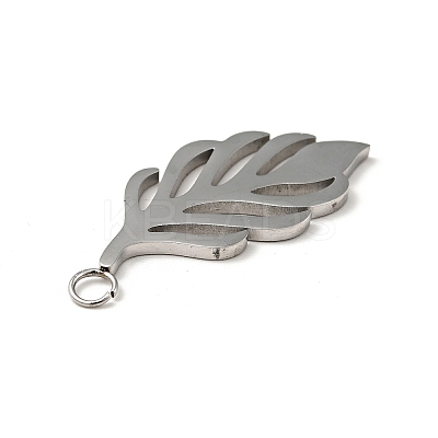 Non-Tarnish 304 Stainless Steel Stamping Blank Tag Pendants STAS-J040-01B-P-1