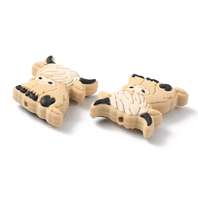 Yak Food Grade Silicone Beads SIL-WH0002-75A-1
