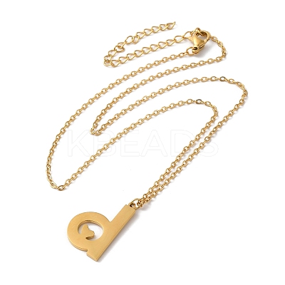304 Stainless Steel Pendant Necklaces LS-NJEW-H036-02G-D-1