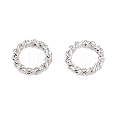 Brass Soldered Closed Jump Rings KK-K253-15A-01P-1