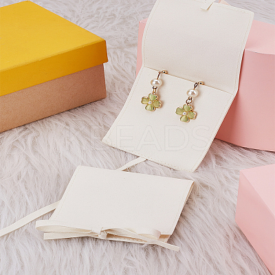 2Pcs Microfiber Jewelry Storage Gift Pouches ABAG-LP0001-10B-1