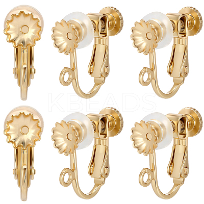 40Pcs 316 Surgical Stainless Steel Clip-on Earring Findings STAS-BBC0008-58B-1