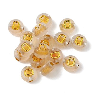 Luminous Transparent Acrylic Beads OACR-P037-01B-D-1