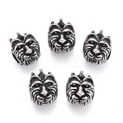304 Stainless Steel European Style Large Hole Beads STAS-T072-105AS-1