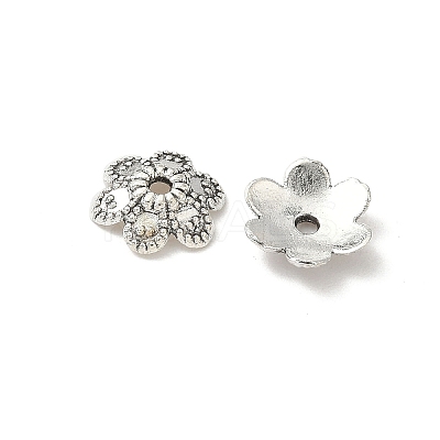 Tibetan Style Alloy Bead Caps FIND-B050-02AS-01-1