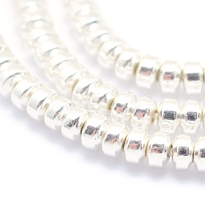 Electroplate Non-magnetic Synthetic Hematite Beads Strands G-L485-04A-S-1