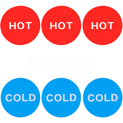 8Pcs 2 Colors Acrylic Public Signs AJEW-CP0007-38B-1