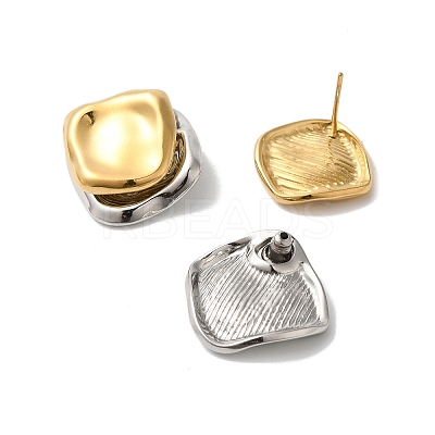 Stainless Steel Stud Earrings for Women EJEW-C110-09GP-1
