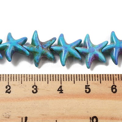 Synthetic Turquoise Dyed Beads Strands G-P507-04K-1