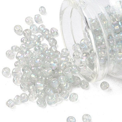 Round Glass Seed Beads SEED-A007-4mm-161-1