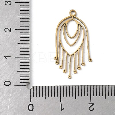 201 Stainless Steel Filigree Pendants LS-STAS-K298-05G-1