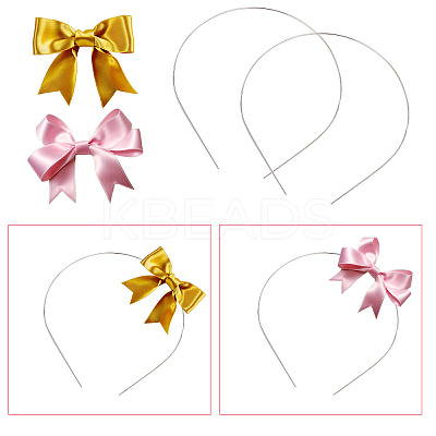 Hair Accessories Iron Hair Band Findings OHAR-GF0001-16-1