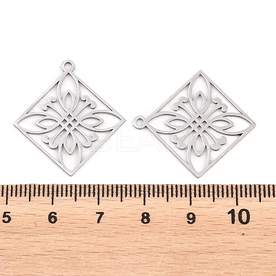 Buddhist 304 Stainless Steel Pendants LS-STAS-E521-06C-P-1